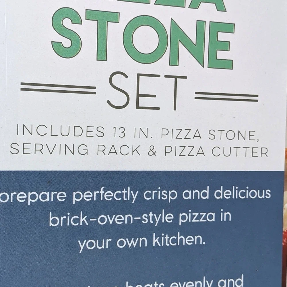 Nordic Ware 3-Piece Pizza Stone Set NIB 13